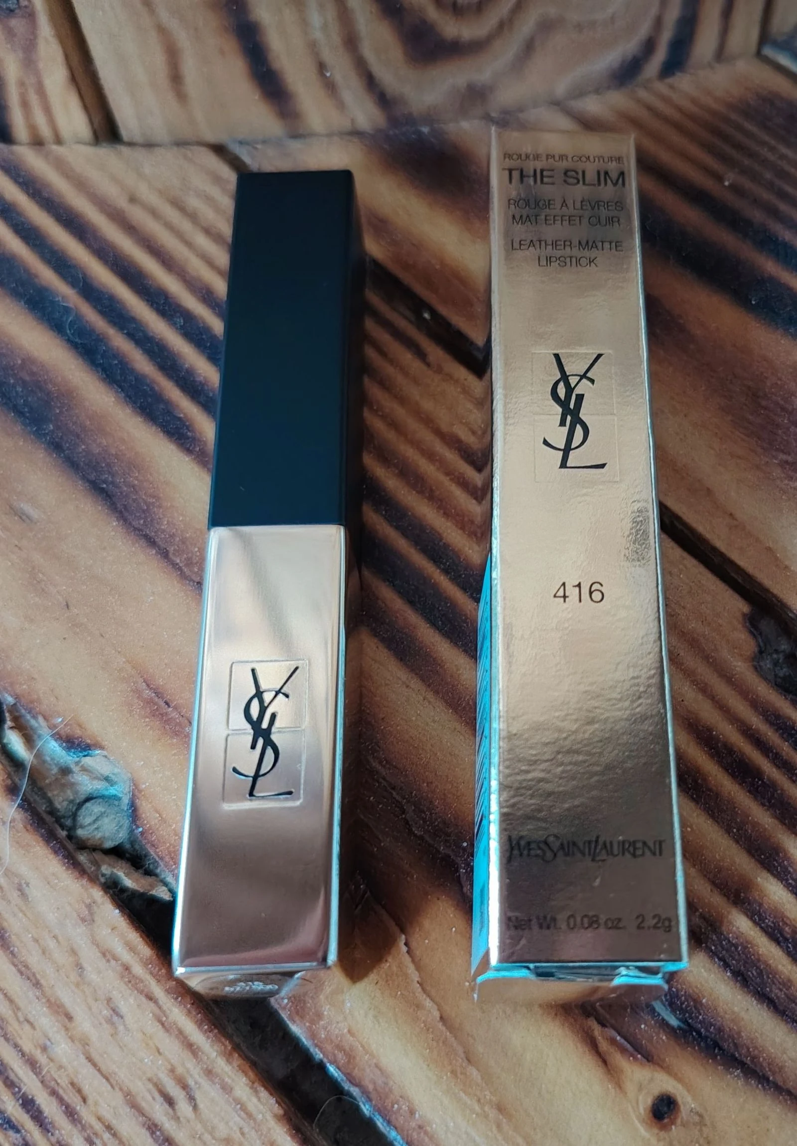 Rouge à lèvres Yves Saint Laurent – Rouge Pur Couture The Slim (Teinte 416) – photo 4
